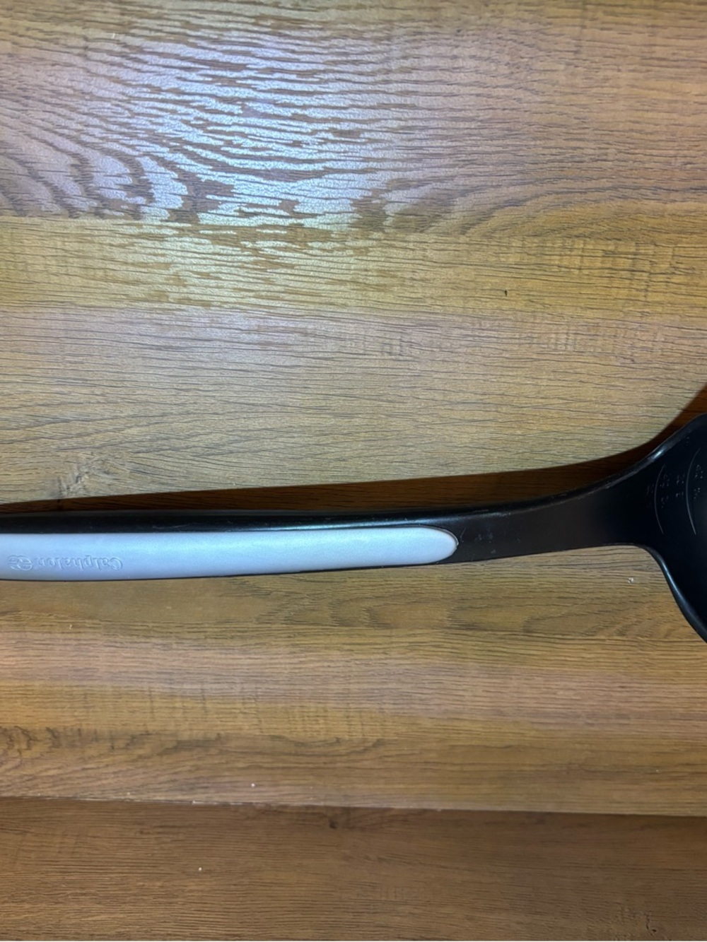Calphalon Nylon & Silicone Long Handle Black & Grey Ladle 13” - Picture 6 of 8